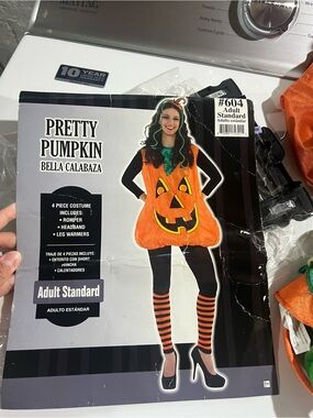 Adult standard Costume - pretty pumpkin